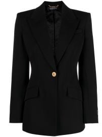 Versace single-breasted Wool Blazer - at Farfetch